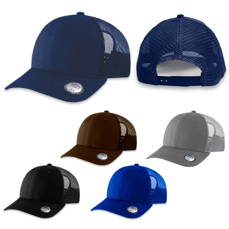 6 Panel Mesh Back Trucker Cap - Alternative to Richardson 112 1