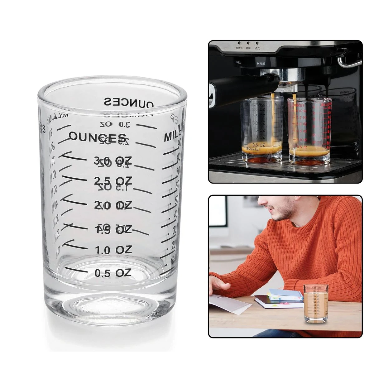 Shot Glass Measuring Cup 1