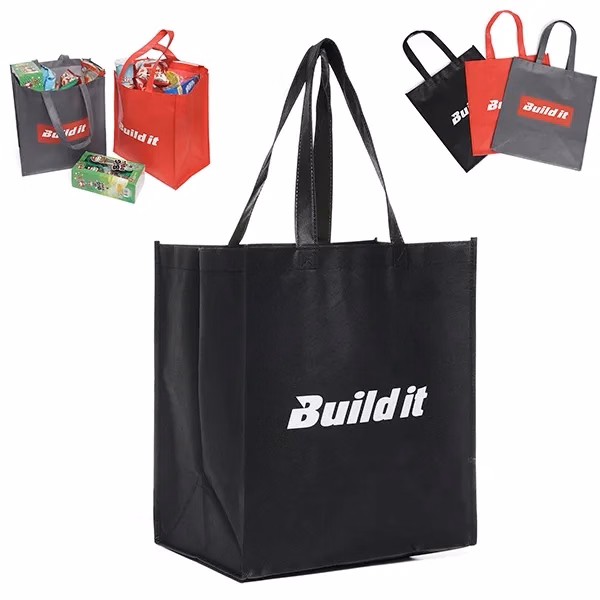 Rpet Non-woven Shopper tote -13" x 14.5" x 8.67"