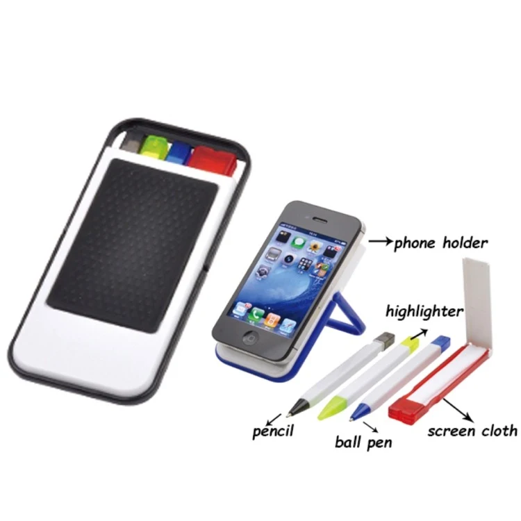 Mobile Holder with Pen Sets and Cloth 1