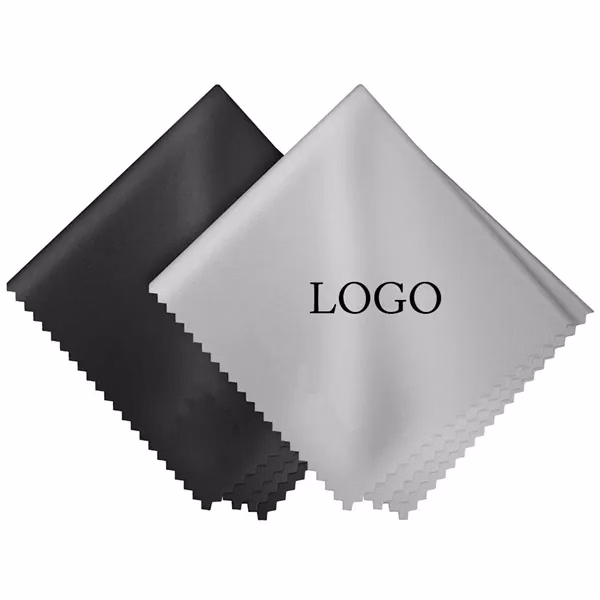 Custom 3.15 Inch Microfiber Cleaning Cloths — Streak Free Screen & Lens Care Solution
