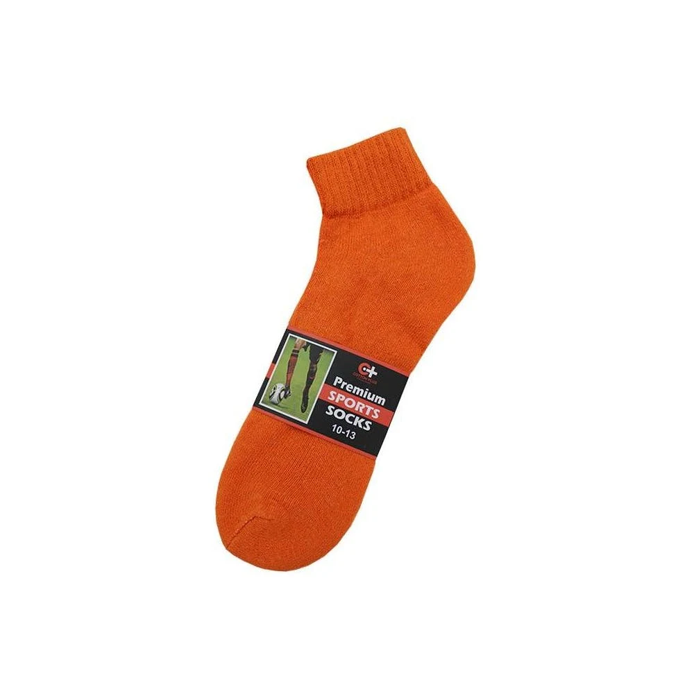 Men's Ankle Socks - Orange Size 10-13 1
