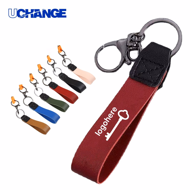 PU Leather Keychain for Bags and Backpacks