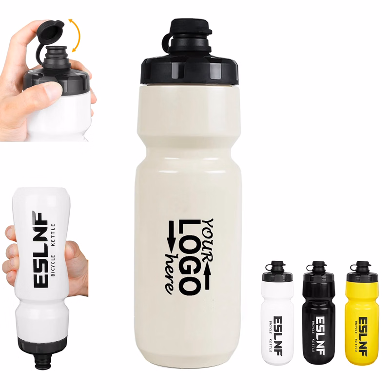 Bike Squeeze Water Bottle With Lid