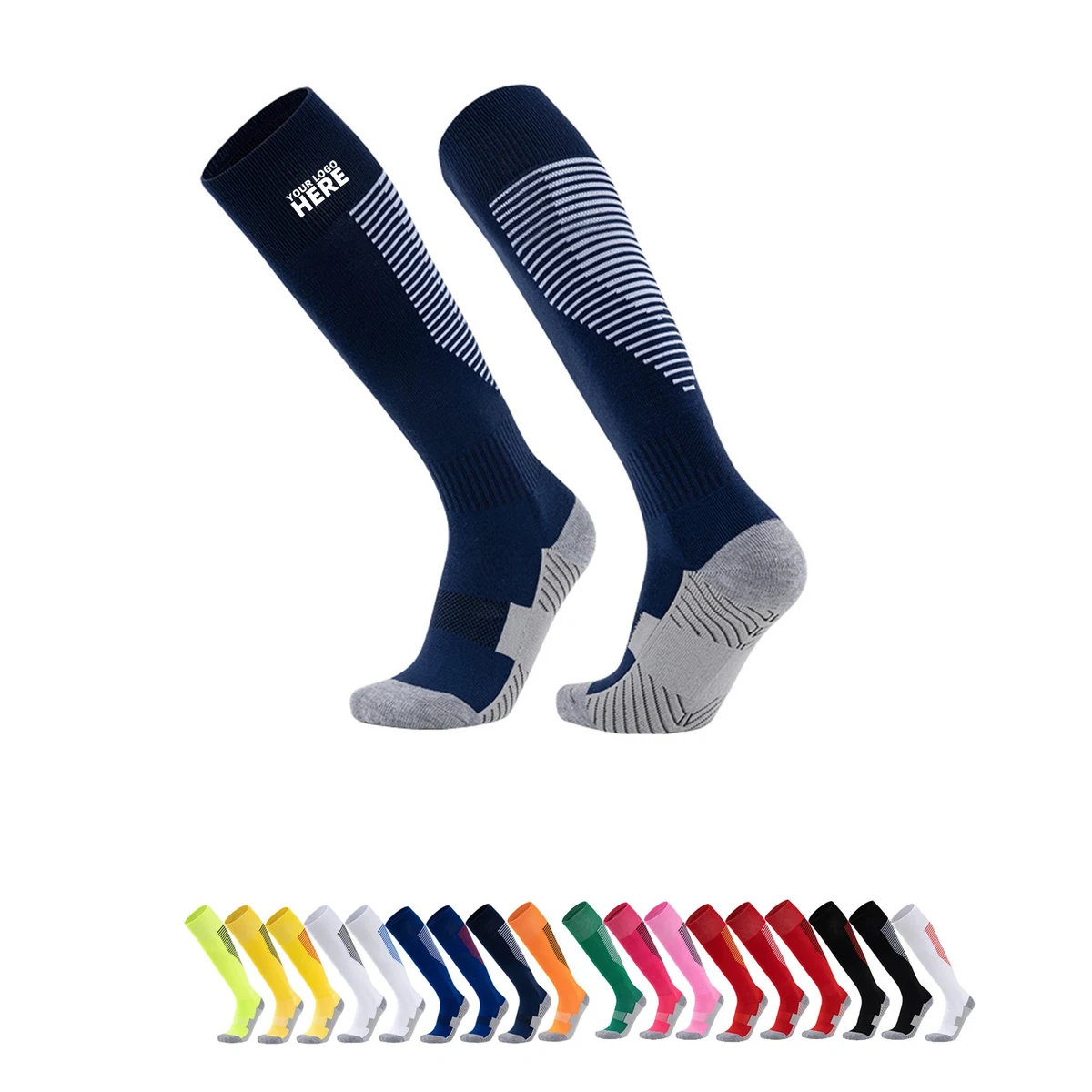 Thickened Knee High Athletic Sock Non Slip 1