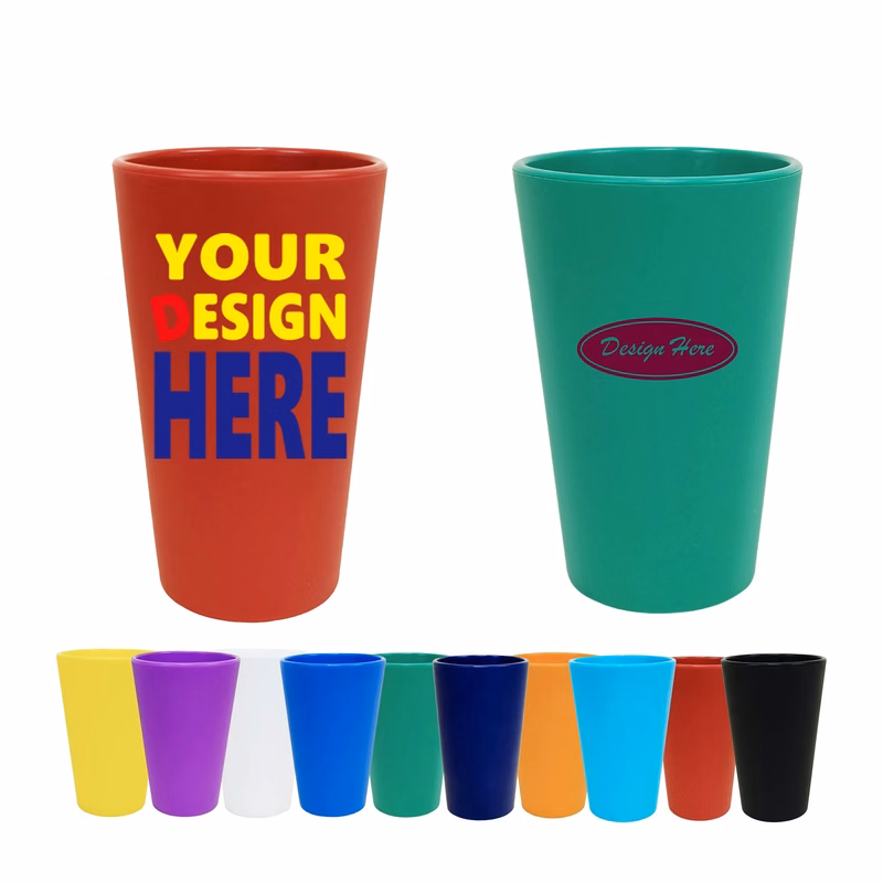 16OZ Silicone pint glasses