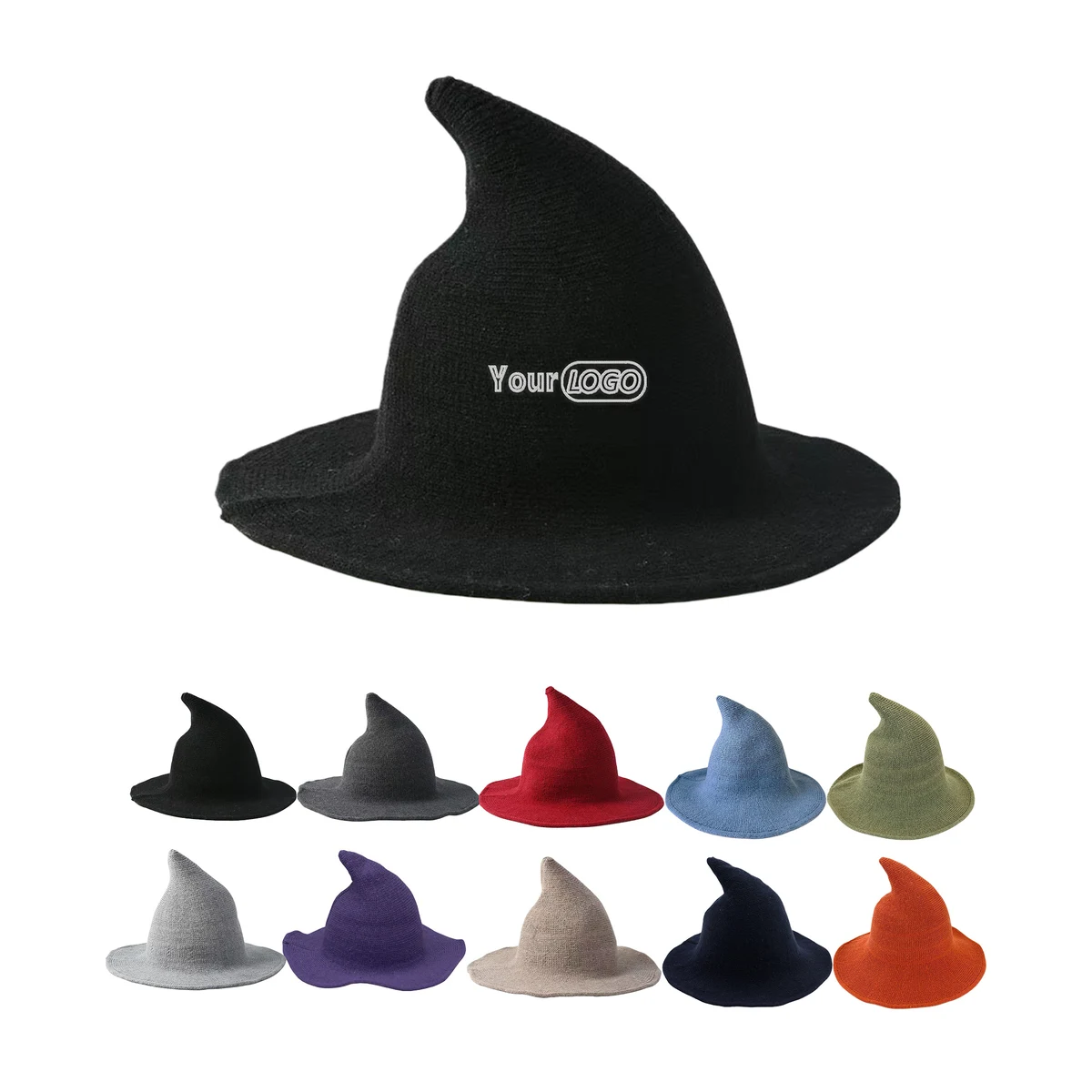 Personalized Halloween Witch Hat 1