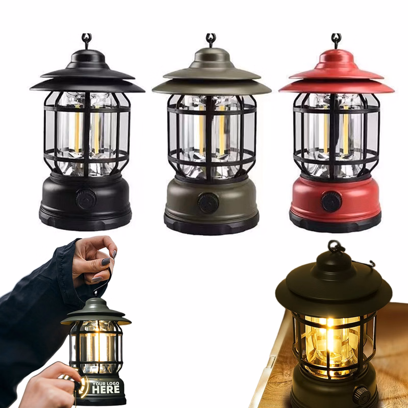 Portable Waterproof Lantern Rechargeable Camping Light