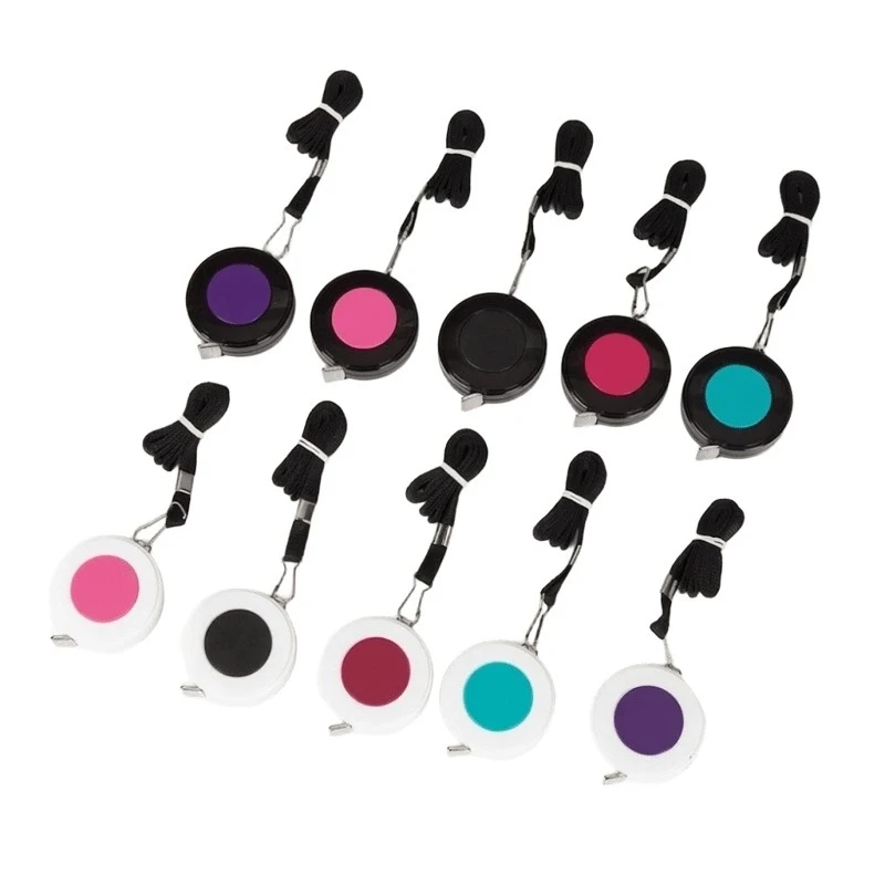 PU Leather Retractable Measuring Tape W/ Wrist Strap 1