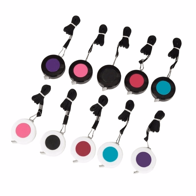 PU Leather Retractable Measuring Tape W/ Wrist Strap