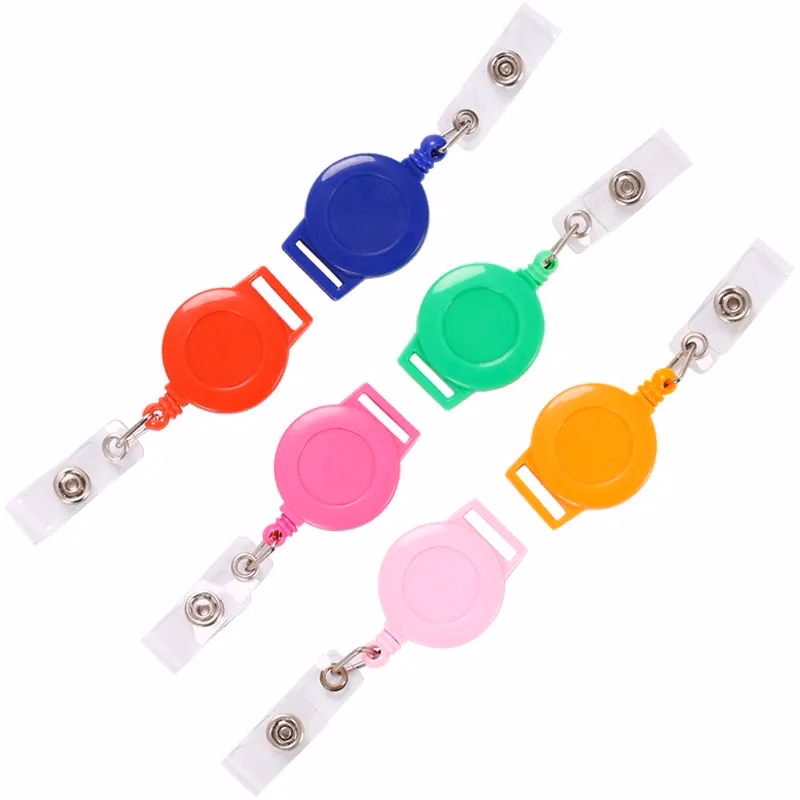 Retractable Badge Holder Reel with Carabiner