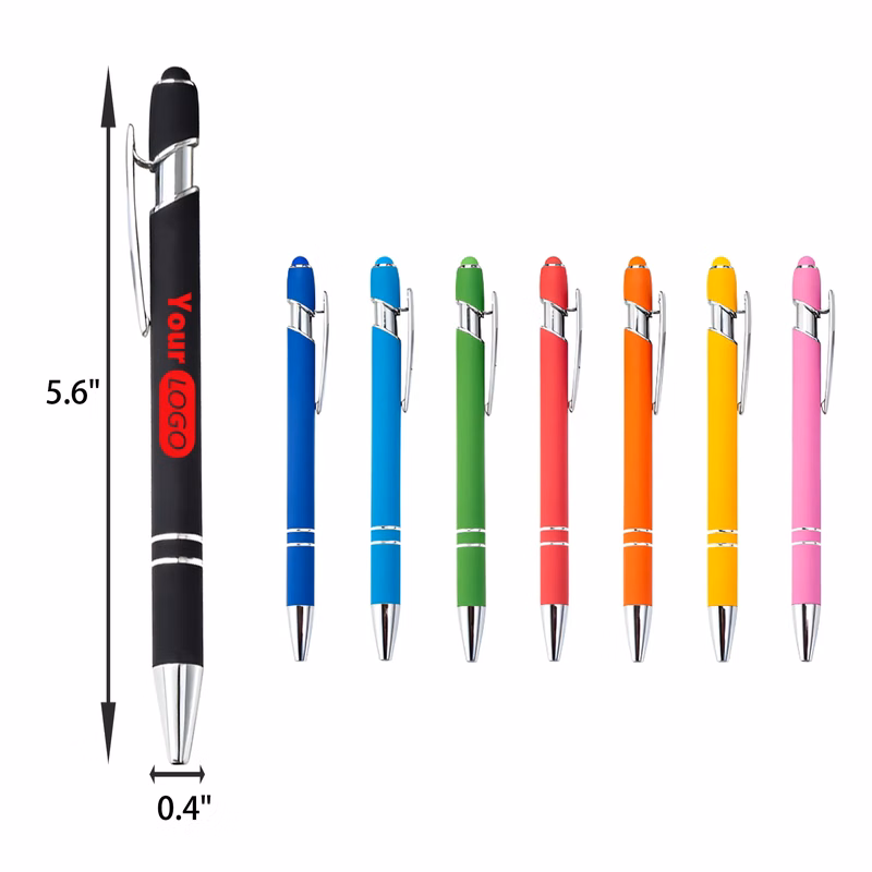 MOQ 50 PCS Press Type Touch Stylus Metal Pen