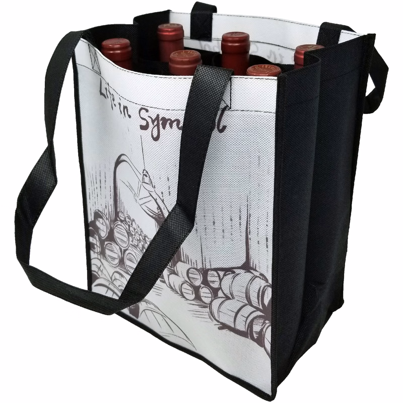 Magic Laminated Wine Bag - Holds 6 Bottles