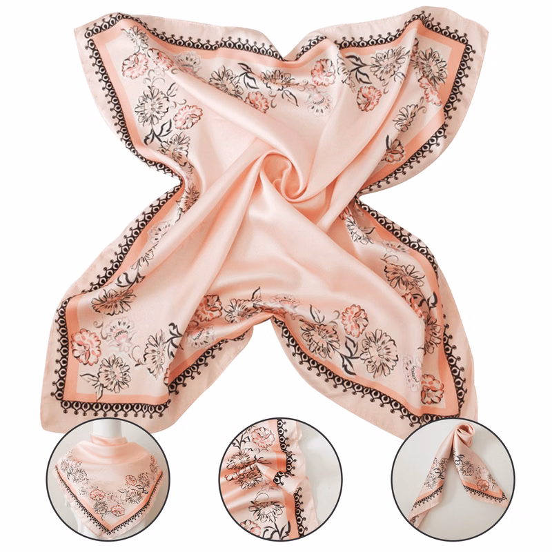 Personalized Imitation Silk Head Scarve