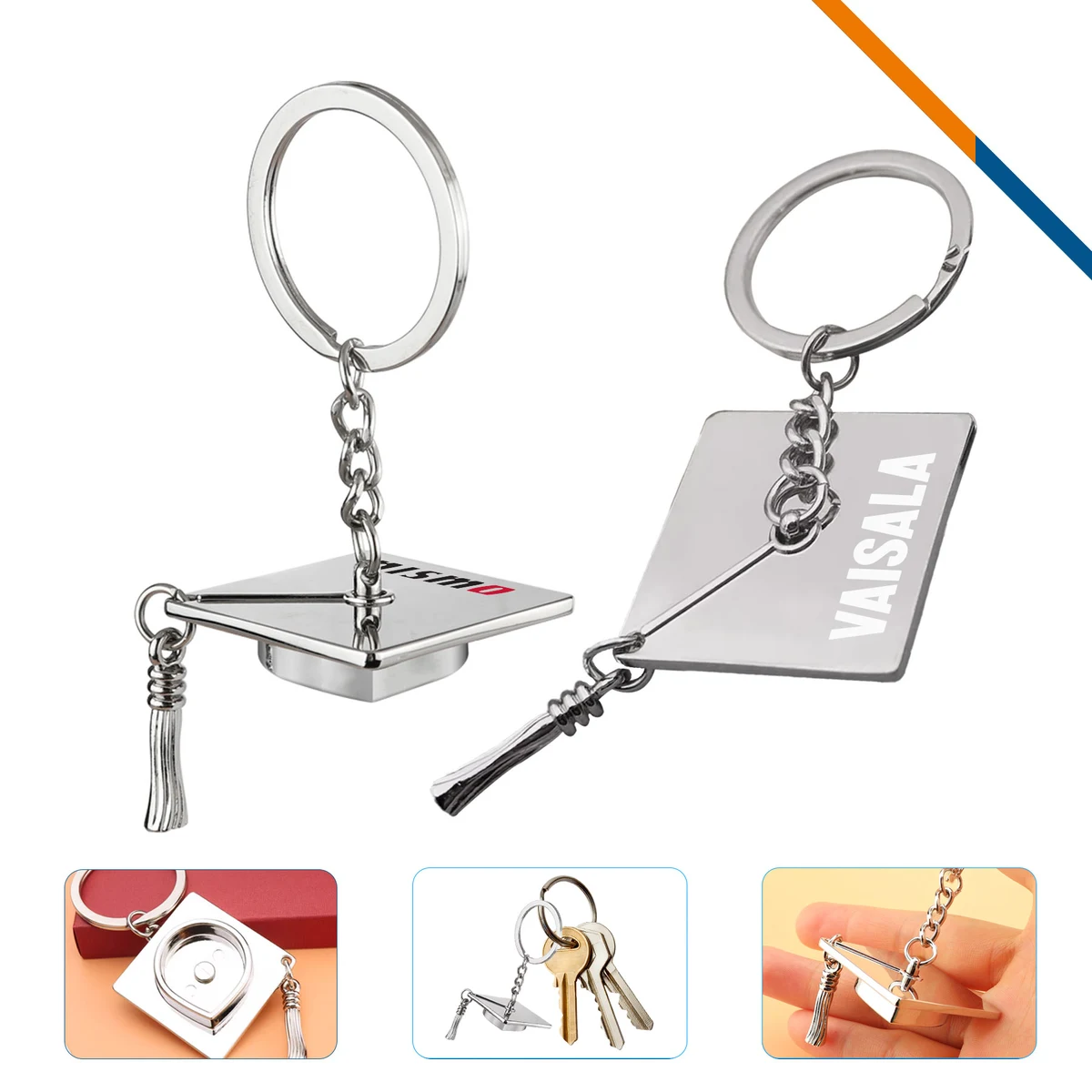 Capip Graduation Cap Keychain 1