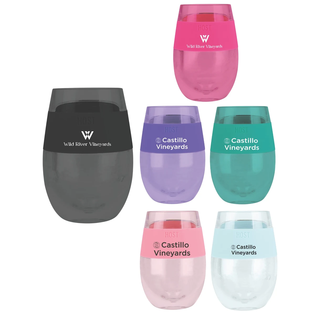HOST® Tinted Wine FREEZE™ Cup 1