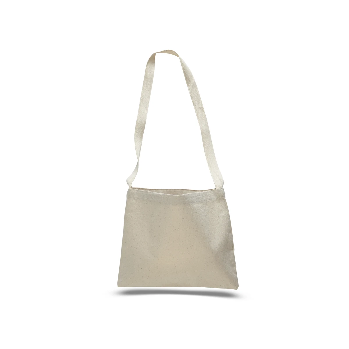 Small Heavy 12 oz. Cotton Canvas Messenger Bag - Natural 1