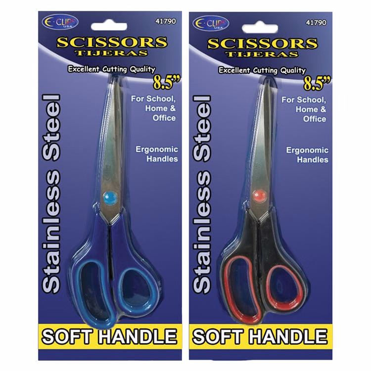 8.5" Scissors - 2 Colors All-Purpose
