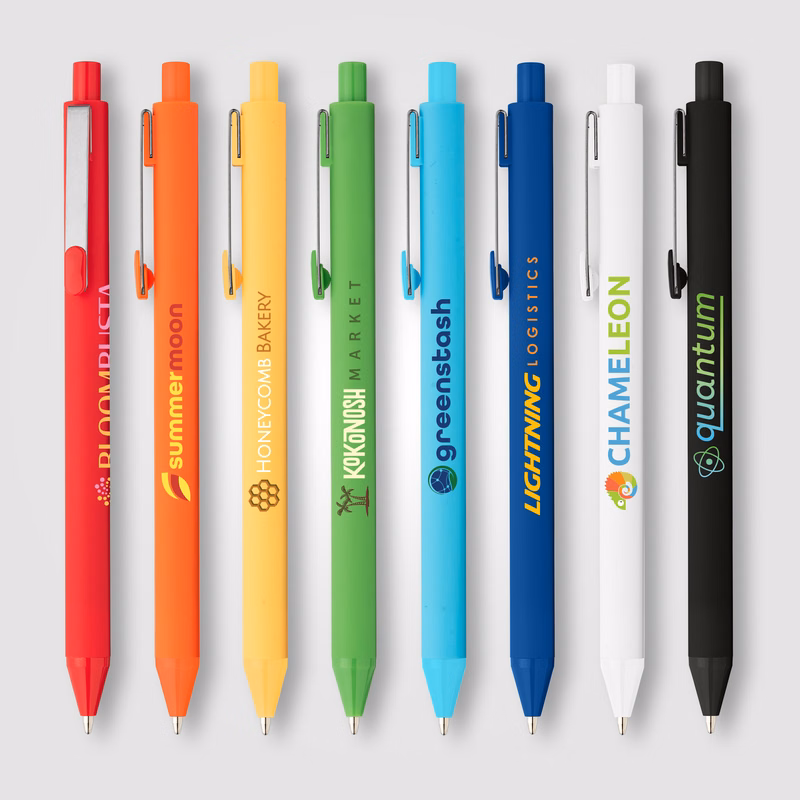 Vela Essentials Recycled Plastic Soft Touch Gel Pen