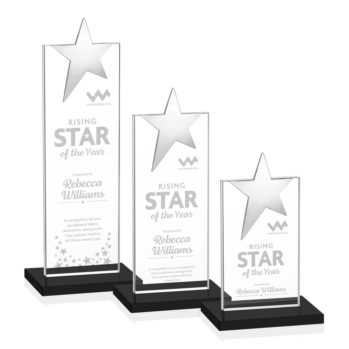 Bryanston Chrome Star Award - Black 1