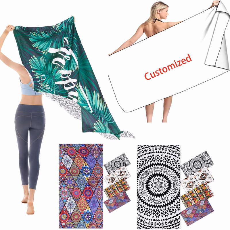 29.5X59" Single Side Printed Beach Towels