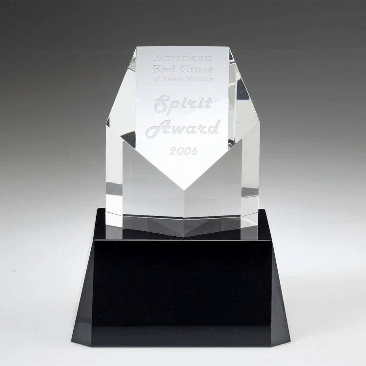 3" Crystal Award-Pentagon_D152CA 1
