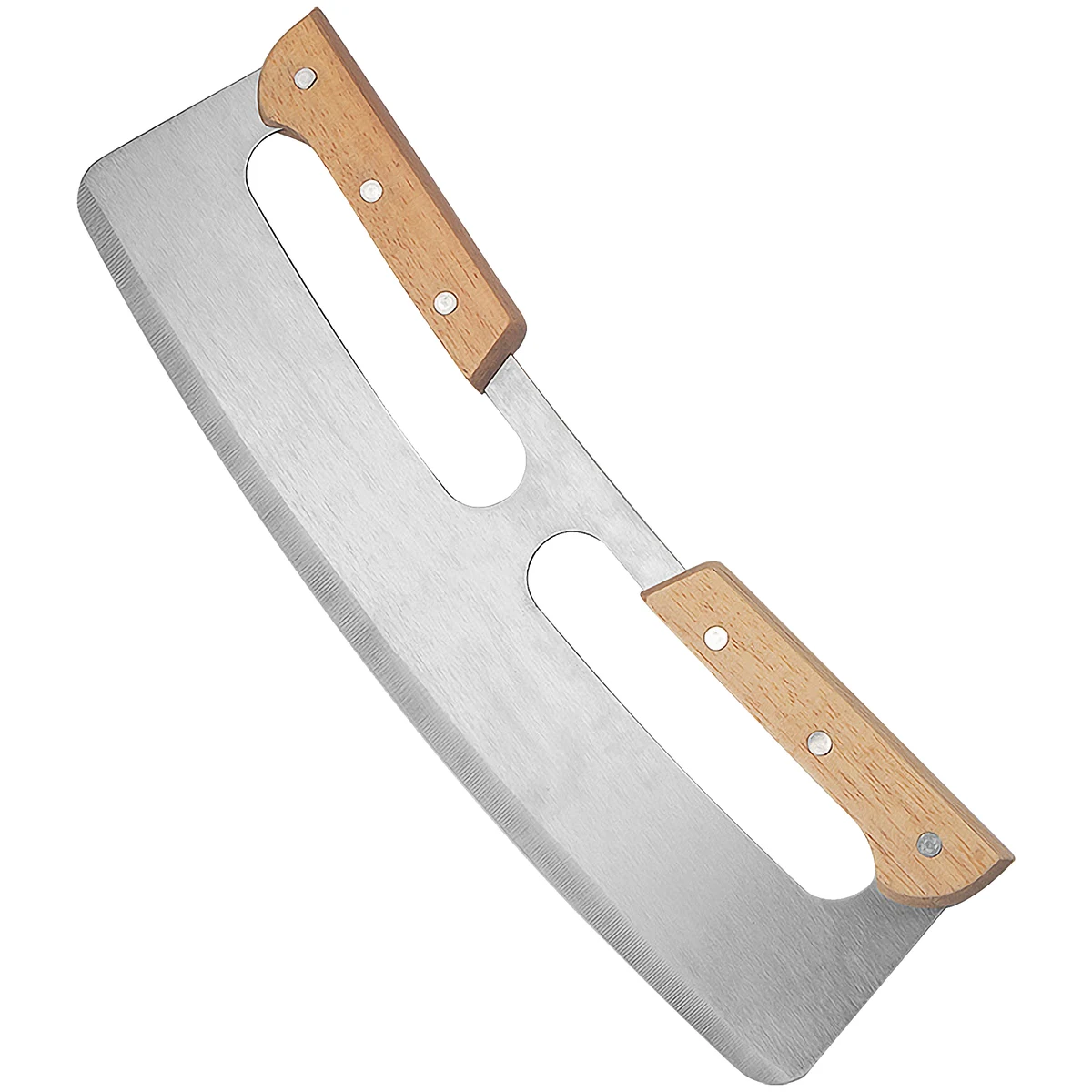 Wooden Handle Pizza Rocker Cutter 1