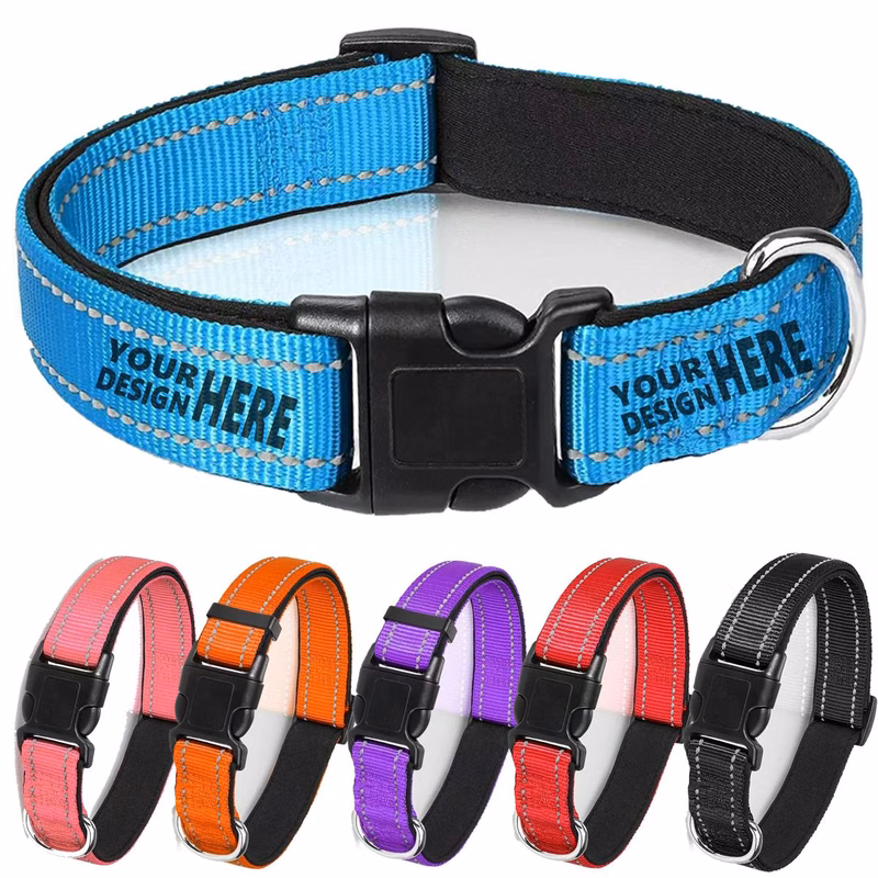 Reflective Adjustable Nylon Pet Collar