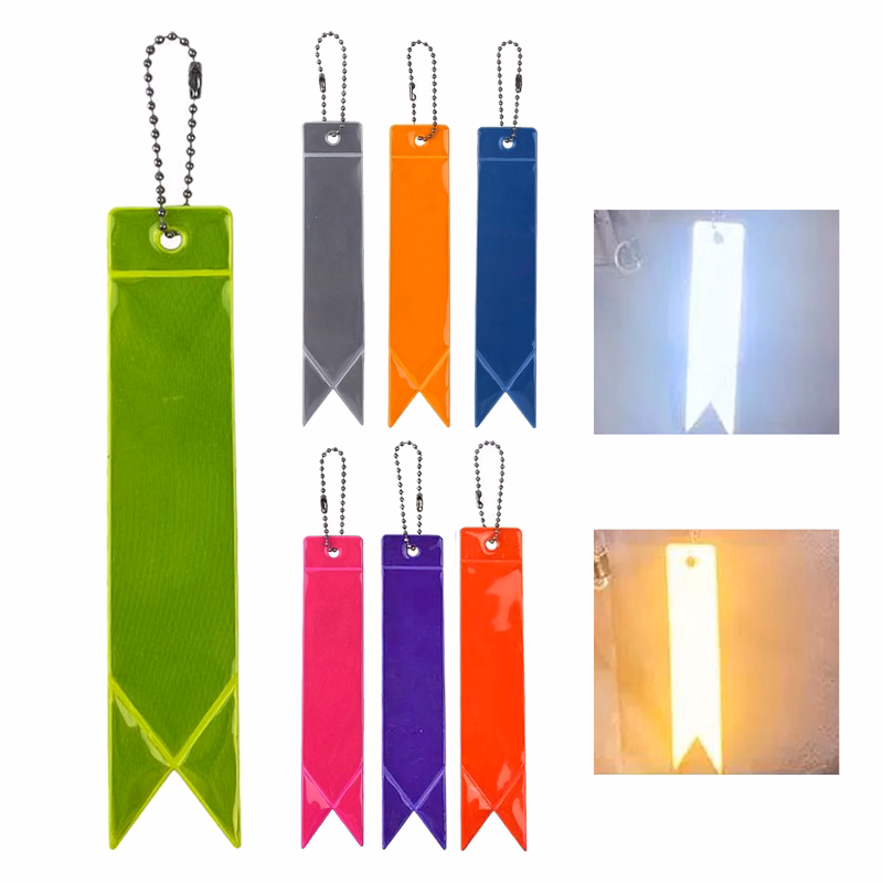 Reflective Visibility Safety Keychain Tag
