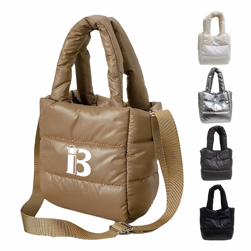 Mini Puffer Tote Light Padded Handbags cross-body bag