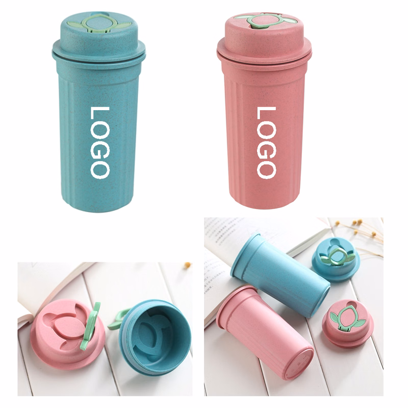 10oz Wheat Straw Coffee Cup with Lid