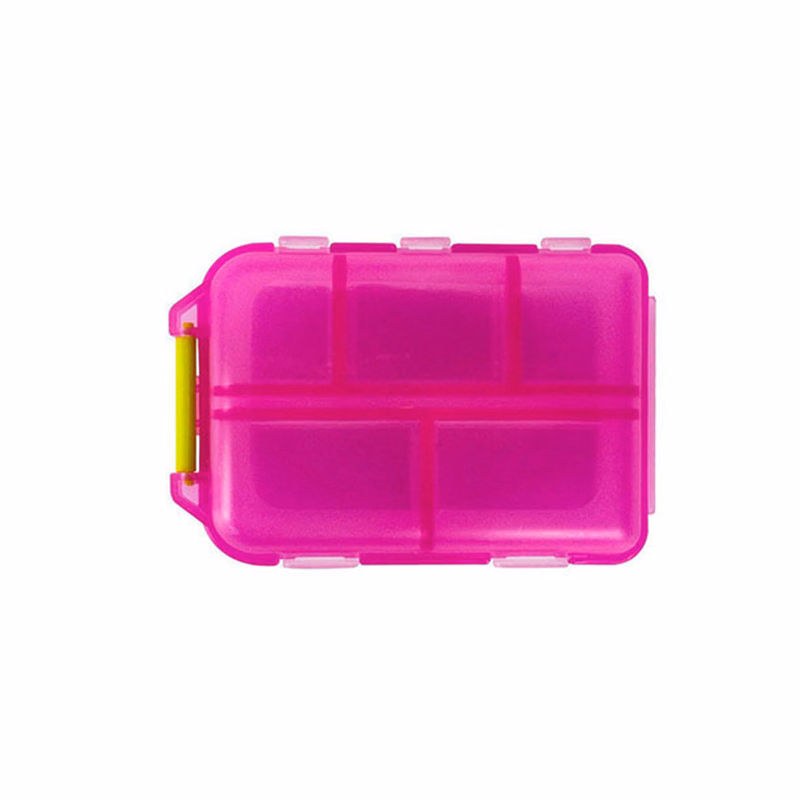 Double Layer Ten Compartment Pill Case 3.78" Length X 2.52" Width X 1.22" Height