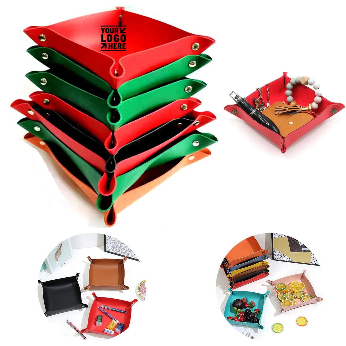 Leather Jewelry Storage Tray 1