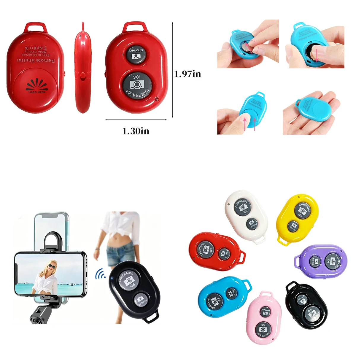 Mini Wireless Phone Shutter Remote 1