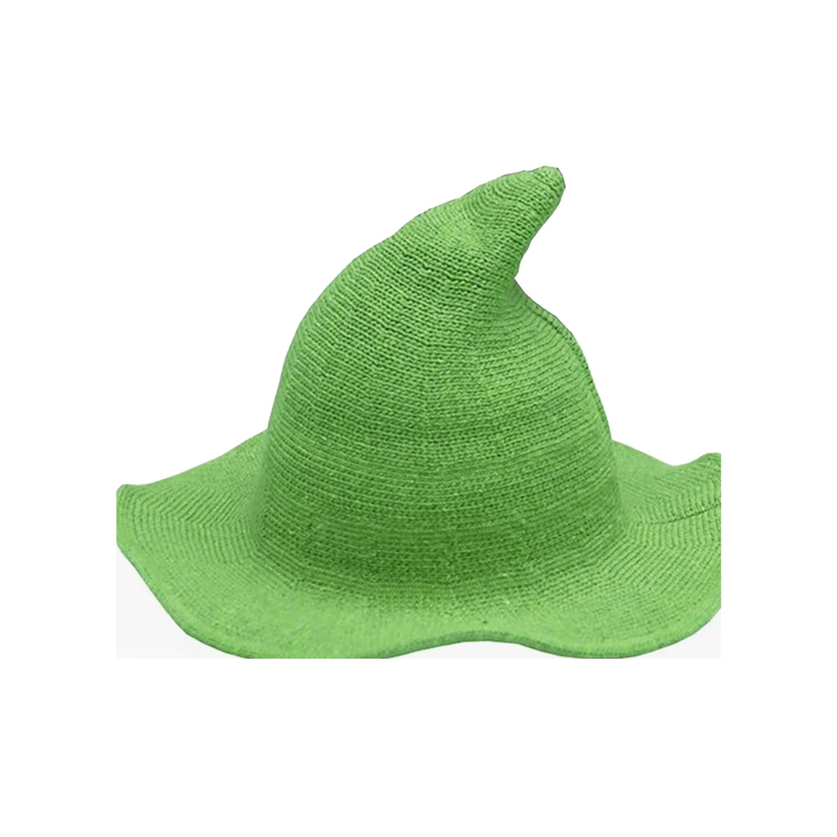 Foldable Wool Blend Witch Hat With Wide Brim 1