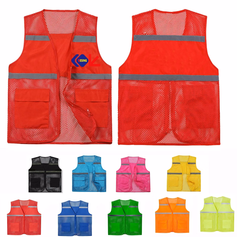 Reflective High Visibility Mesh Vest