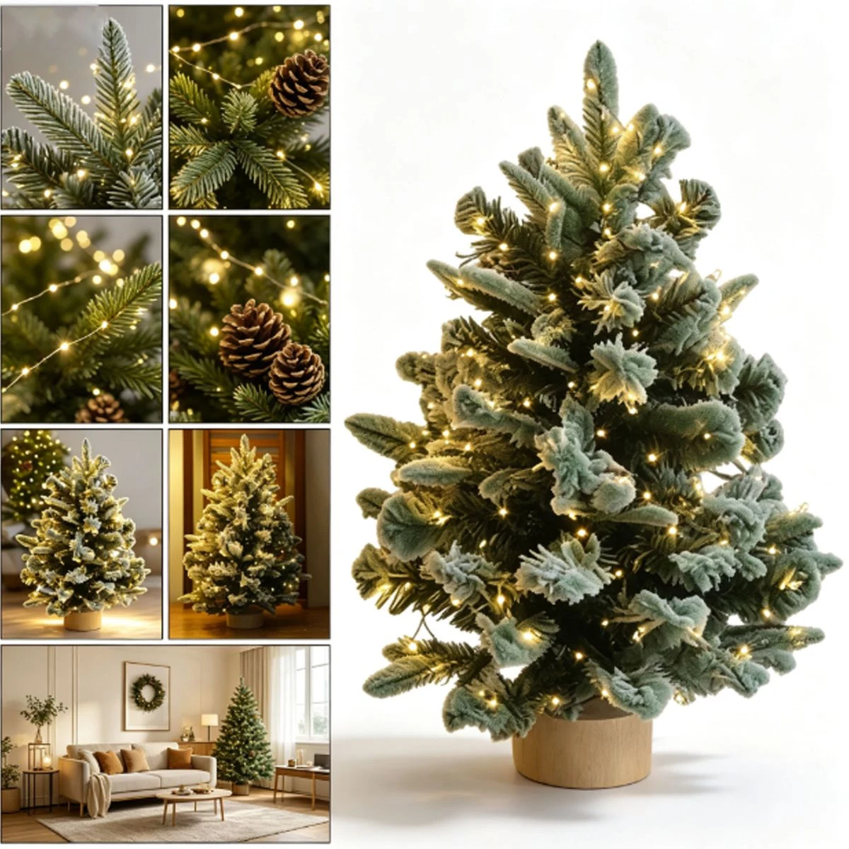 Mini Snowy Christmas Tree 1