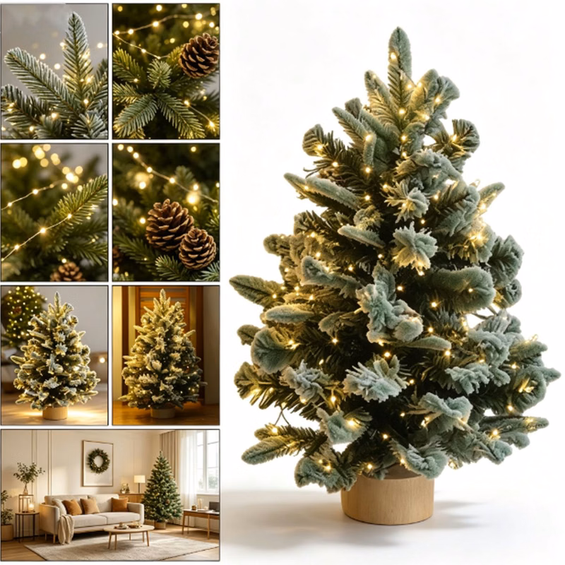 Mini Snowy Christmas Tree