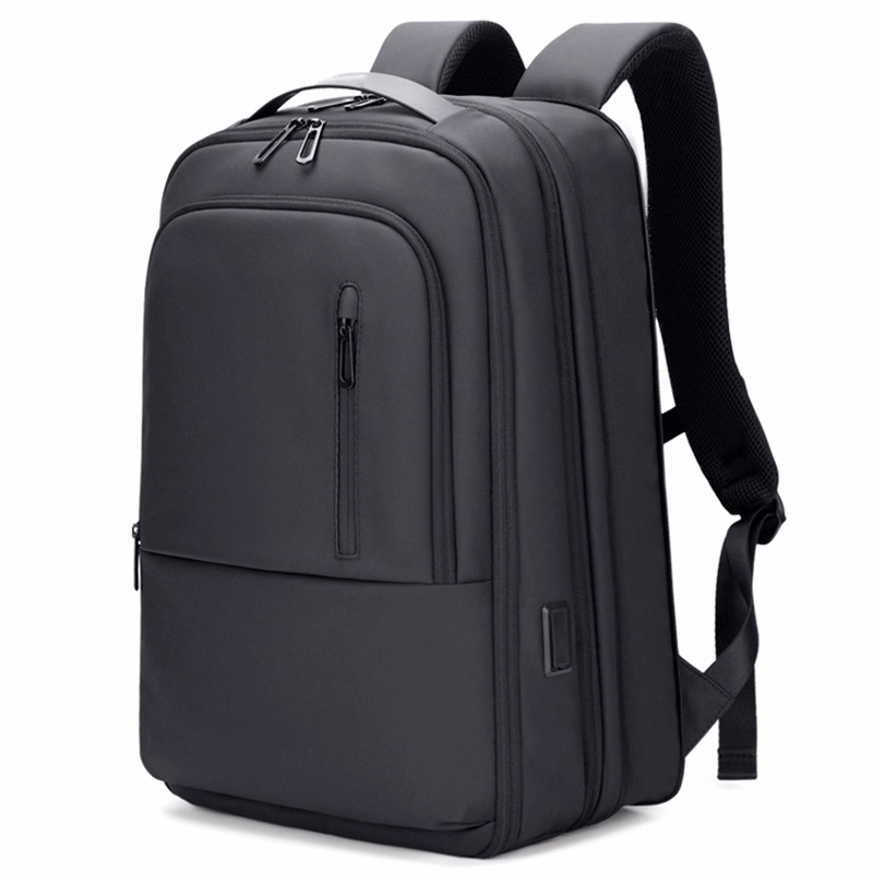 Slim Laptop Backpack For Men Expandable 15.6 Inch
