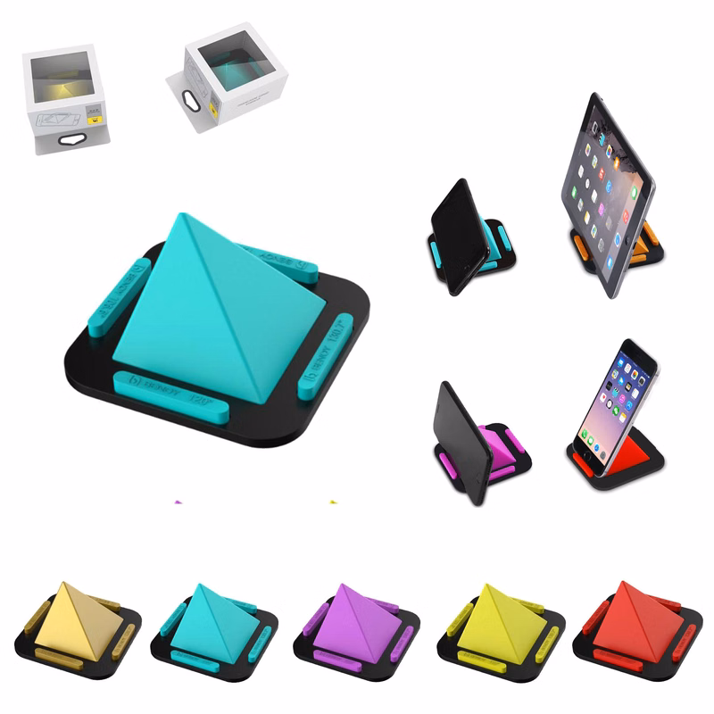 Pyramid Cell Phone Stand Holder for Mobiles and Tablets with 4 Angles Adjustment
