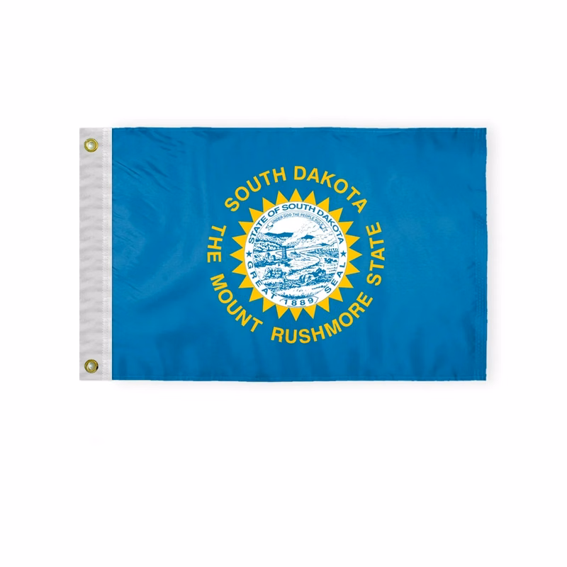 12"x18" to 8'x12' South Dakota Nylon Flags