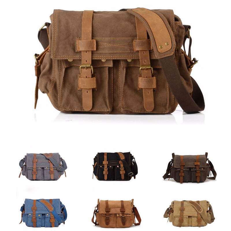 Canvas Messenger Bag Travel Bag