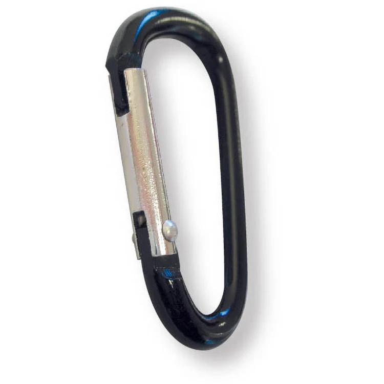 Carabiner 26mm x 48mm, Black 1