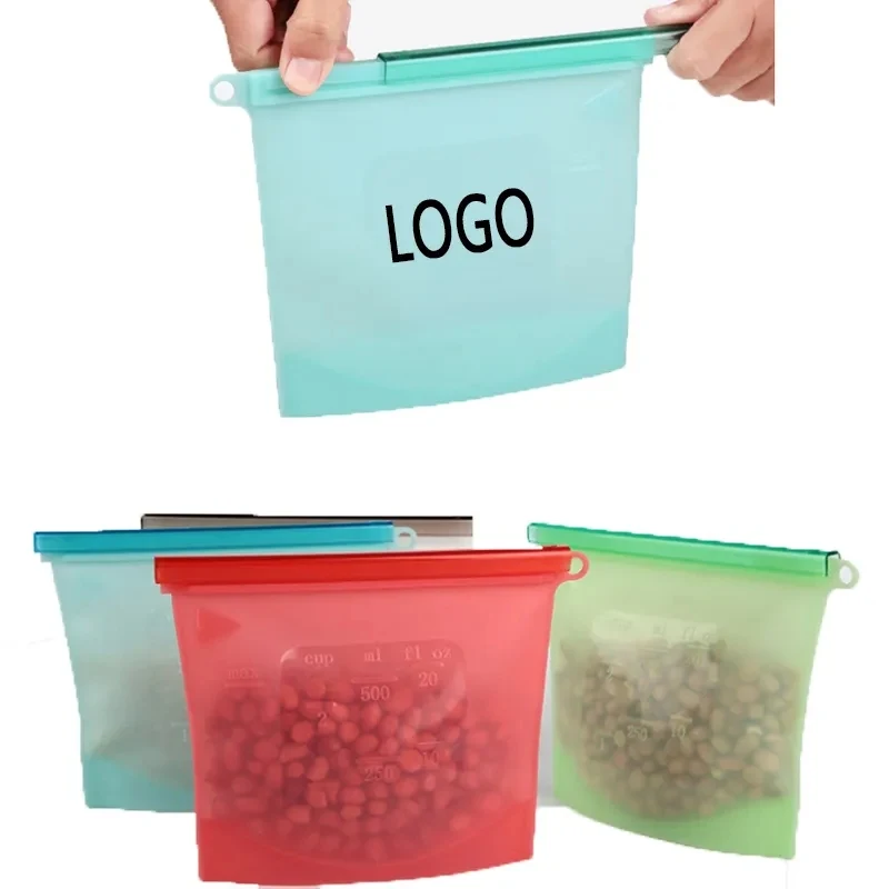 Silicone Reusable Food Storage Bag 1
