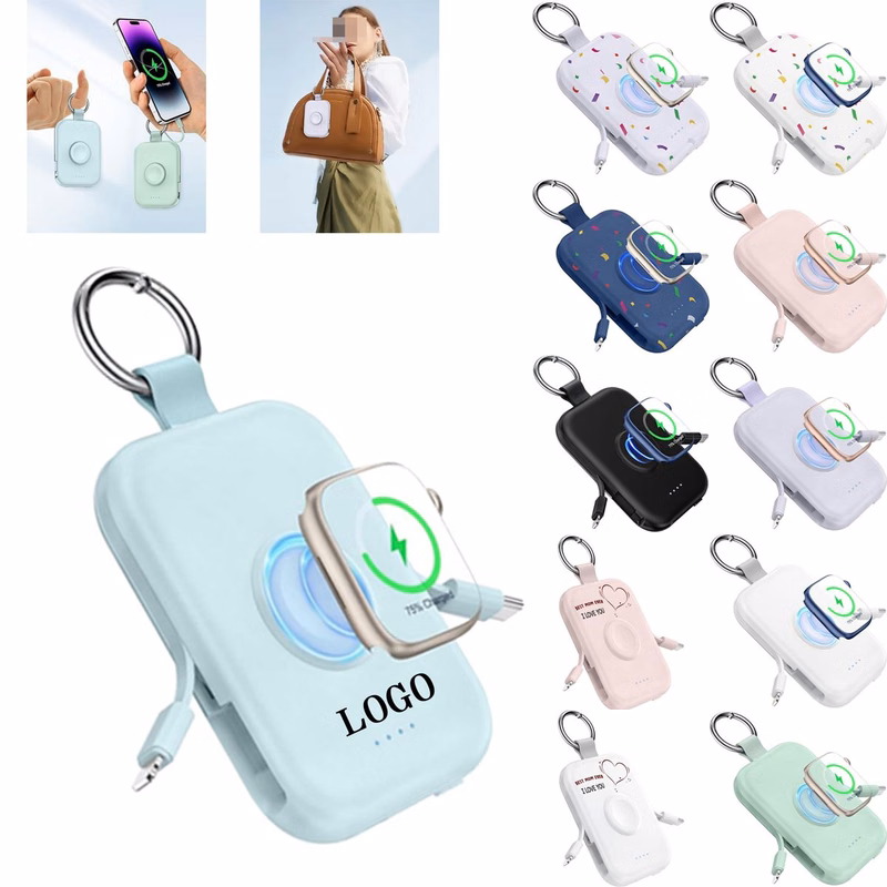 5000mAh Built in Cable Power Bank