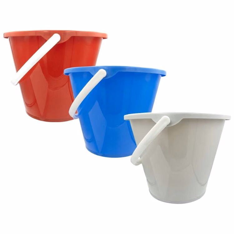 Plastic Buckets - 3.4 gal Assorted