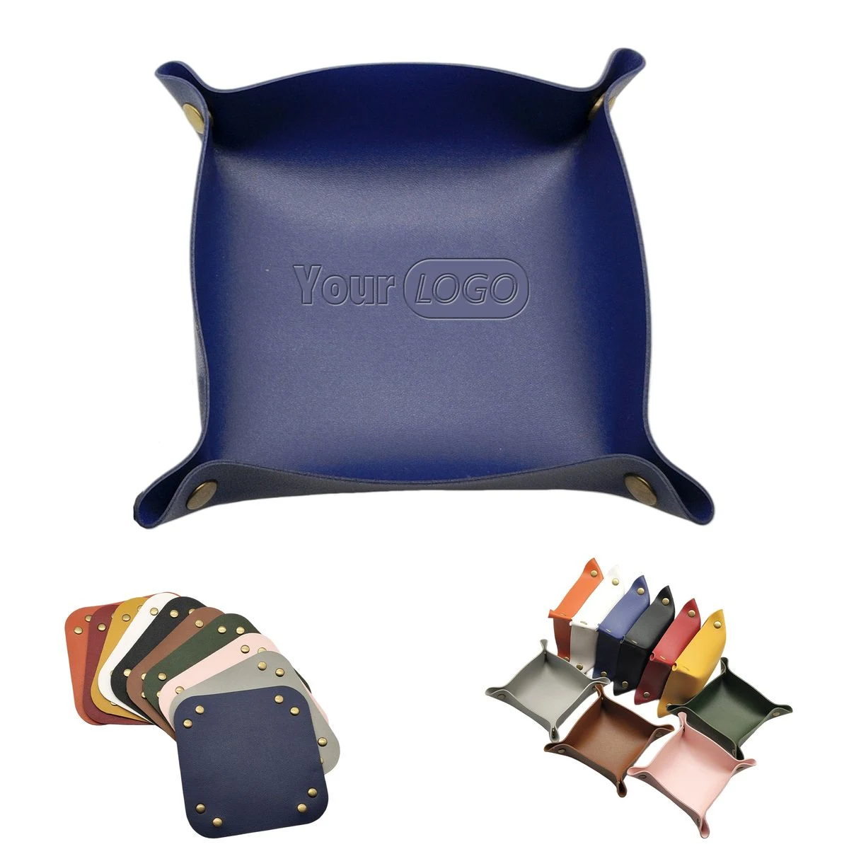PU Leather Desk Catchall Tray 1