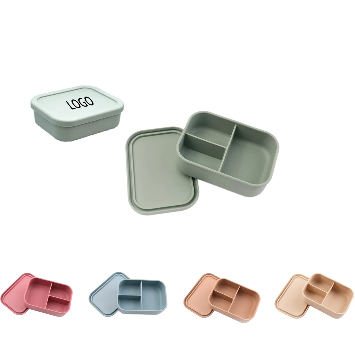 Grid-Based Fresh Food Container For Bento Boxes 1