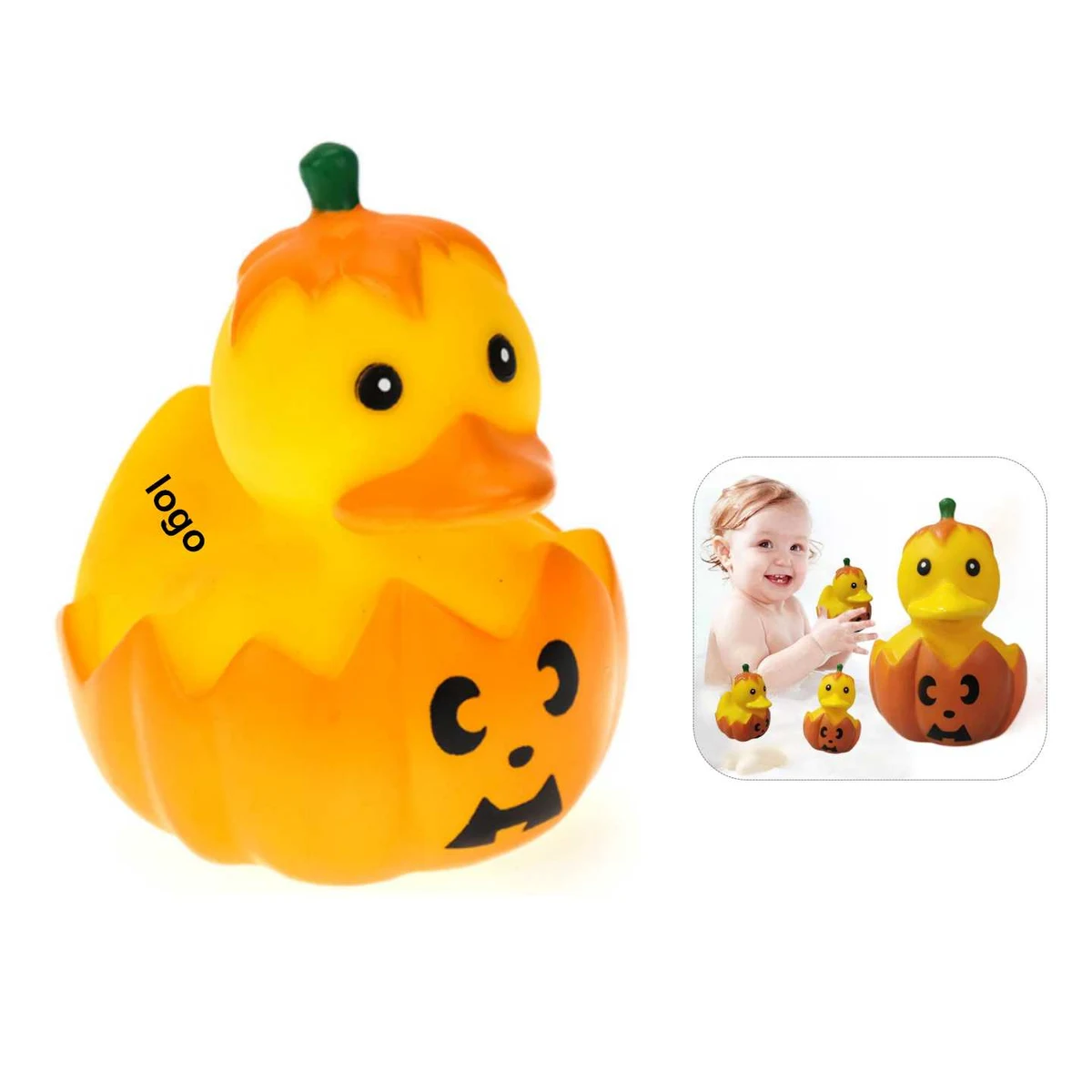 Pumpkin Rubber Duck 1