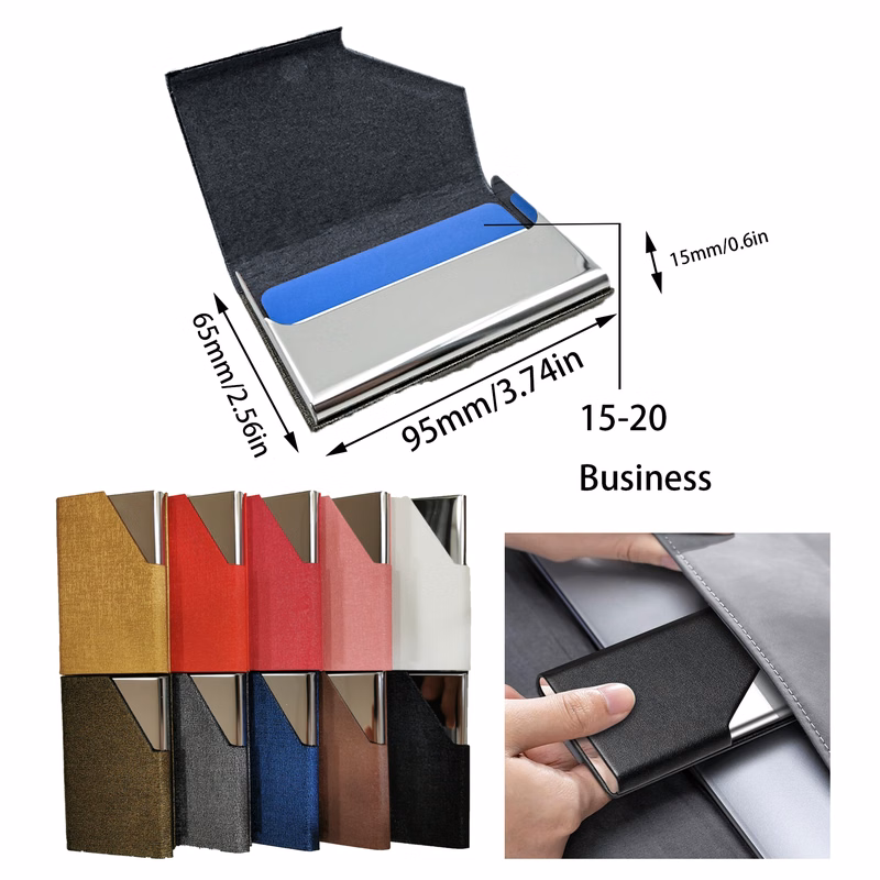 Business Stainless Steel Name Card Holder